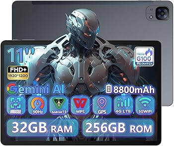 Helio G100 Android15 タブレット　11インチ　4G+WiFi Amazon.co.jp: 【Helio G100 Android15 タブレット】DOOGEE E3 11